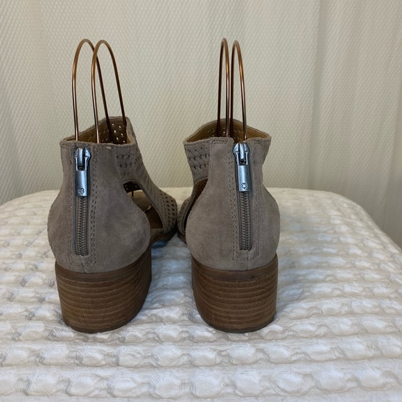 Lucky Brand Peep Toe Leather Boot - Picture 4 of 6